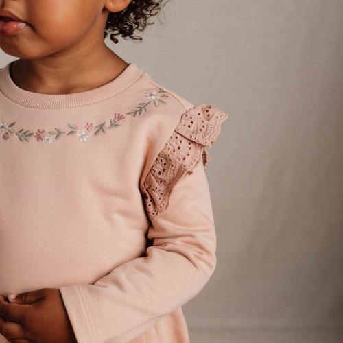 Little Dutch Dress long sleeves Soft Rose - Swanky Boutique 