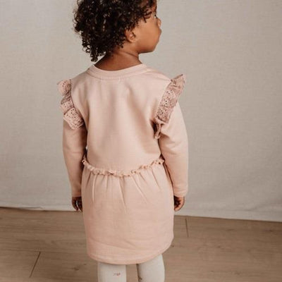 Little Dutch Dress long sleeves Soft Rose - Swanky Boutique 