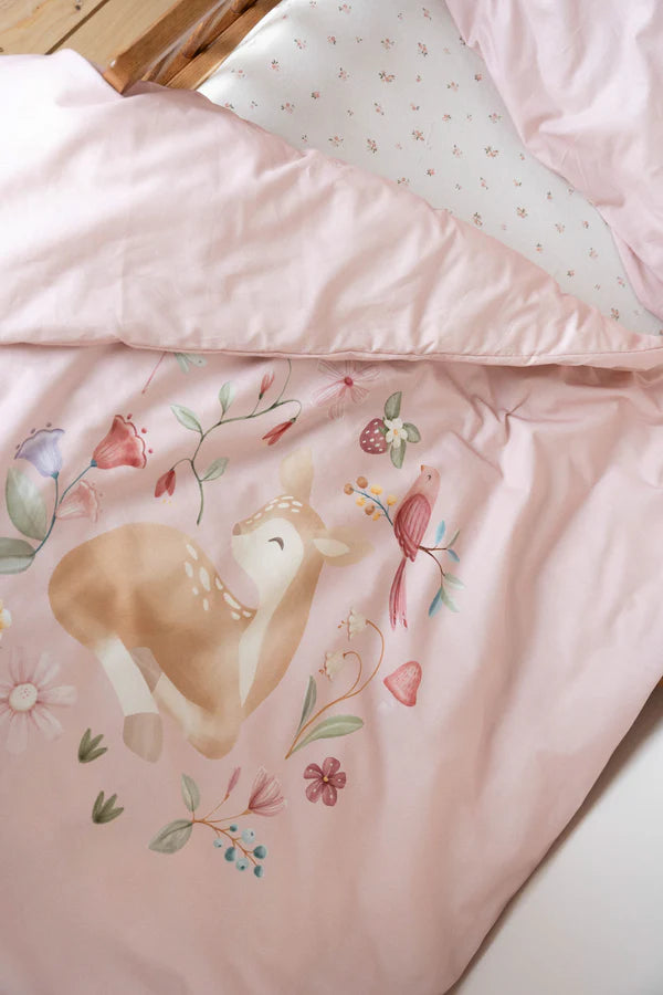 Little Dutch Duvet Cover Blossom Fairy Garden Reversible - Swanky Boutique
