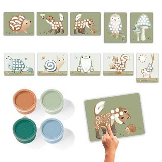 Little Dutch Fingerpaint set - Forest Friends - Swanky Boutique