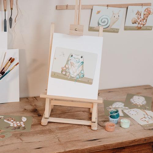 Little Dutch Fingerpaint set - Forest Friends - Swanky Boutique