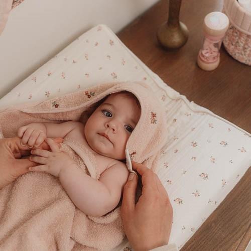 Little Dutch Hooded towel embroidered Blossom - Swanky Boutique
