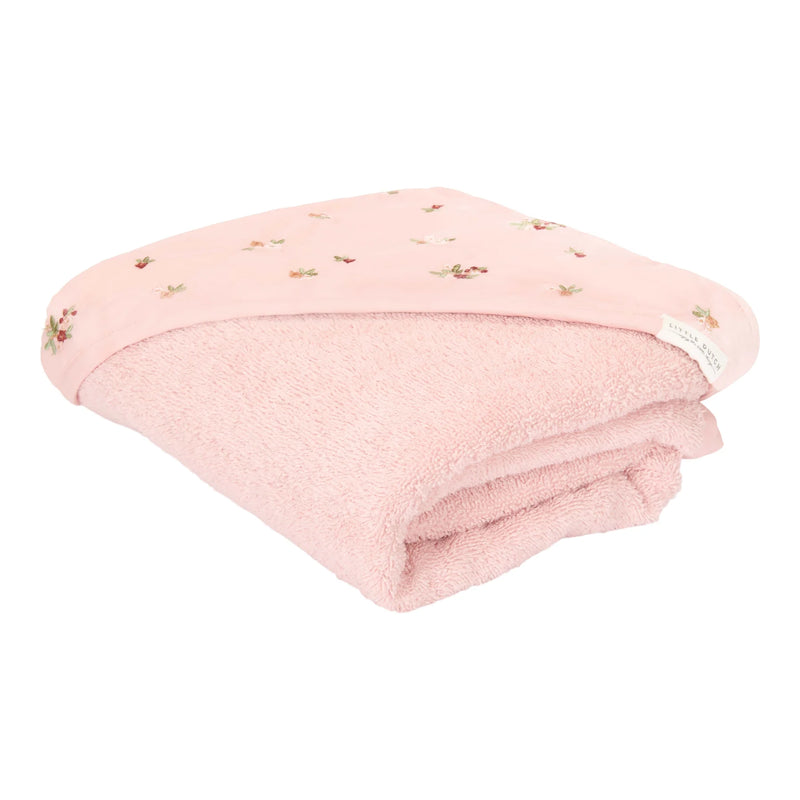 Little Dutch Hooded towel embroidered Blossom - Swanky Boutique