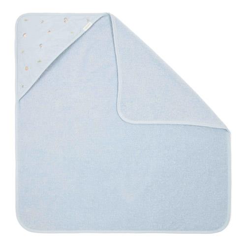 Little Dutch Hooded towel embroidered Blue - 100x100 cm - Swanky Boutique