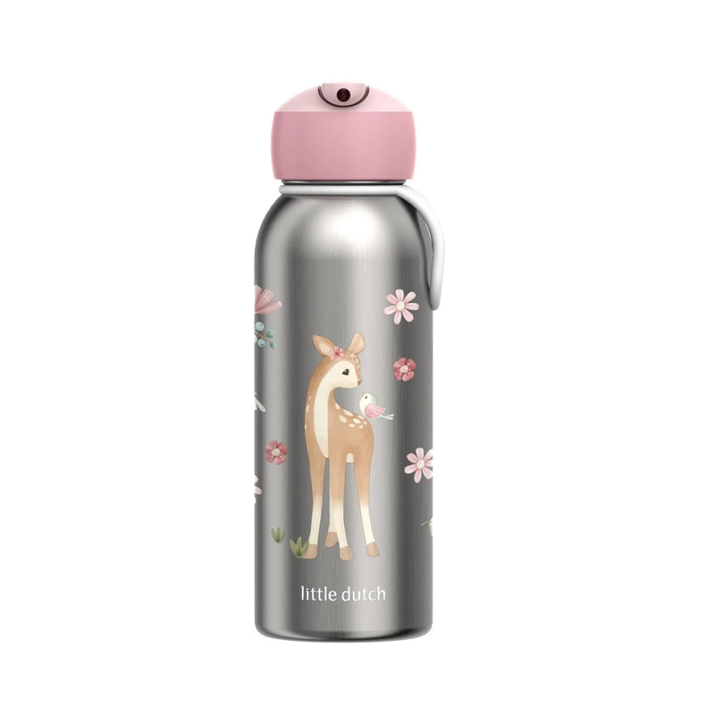 Little Dutch Insulated Bottle Flip-Up 350 ml Fairy Garden - Swanky Boutique Malta