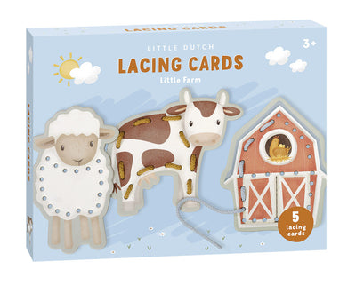 Little Dutch - Lacing cards Little Farm - Swanky Boutique