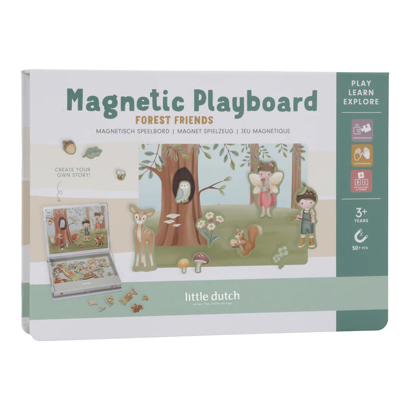 Little Dutch Magnetic Play Board - Forest Friends - Swanky Boutique