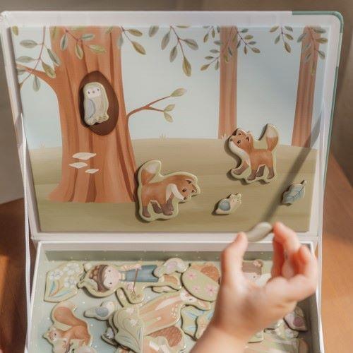 Little Dutch Magnetic Play Board - Forest Friends - Swanky Boutique