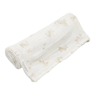 Little Dutch Muslin Swaddle Baby Bunny - Swanky Boutique Malta