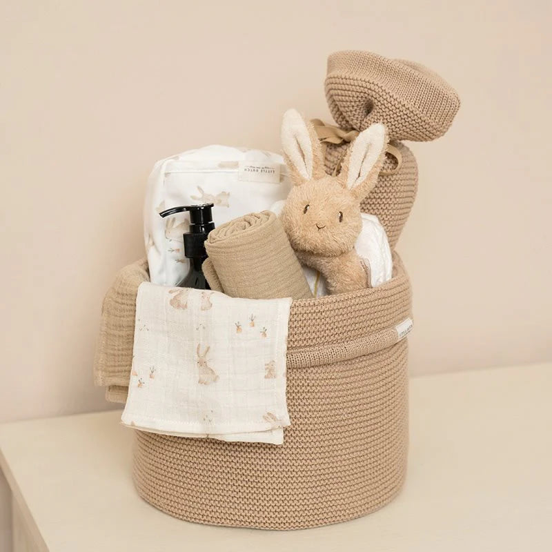 Little Dutch Muslin Swaddles Beige Baby Bunny - Swanky Boutique Malta 