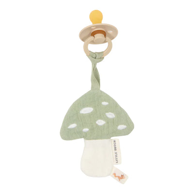 Little Dutch Pacifier cloth muslin Mushroom - Swanky Boutique