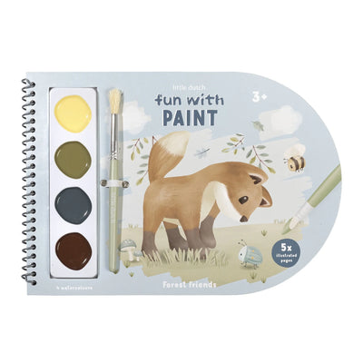 Little Dutch Paint Book Forest Friends - Swanky Boutique Malta