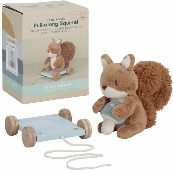 Little Dutch Pull-along Squirrel - Forest Friends - Swanky Boutique