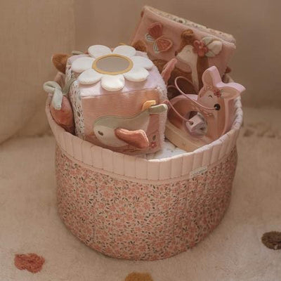 Little Dutch Quilted Storage basket Large Fairy Floral (reversible) - Swanky Boutique