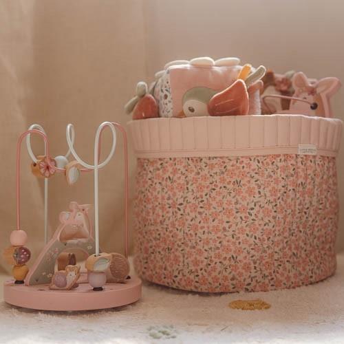 Little Dutch Quilted Storage basket Large Fairy Floral (reversible) - Swanky Boutique