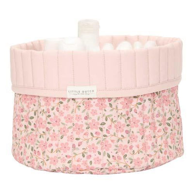 Little Dutch Quilted Storage basket Large Fairy Floral (reversible) - Swanky Boutique