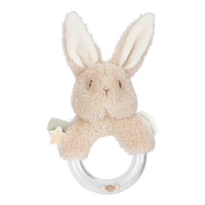 Little Dutch  Ring Rattle - Newborn Naturals - Swanky Boutique Malta