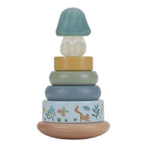 Little Dutch Rocking ring stacker wood - Forest Friends - Swanky Boutique
