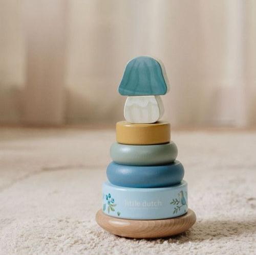 Little Dutch Rocking ring stacker wood - Forest Friends - Swanky Boutique