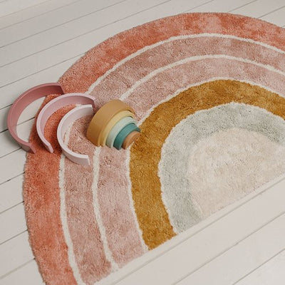 Little Dutch Rug Rainbow Pink - Swanky Boutique