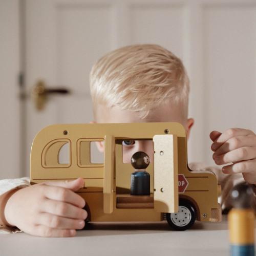 Little Dutch - School Bus with Figures - Swanky Boutique