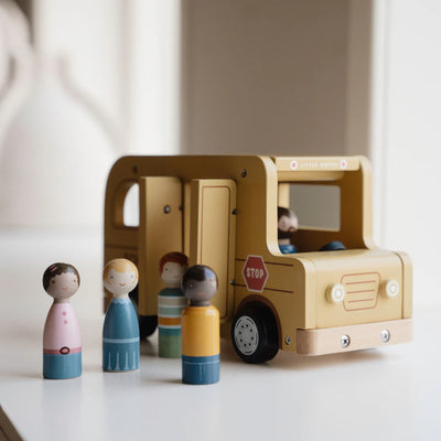 Little Dutch - School Bus with Figures - Swanky Boutique