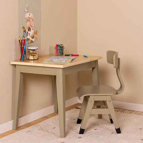 Little Dutch School Desk Olive - Swanky Boutique 