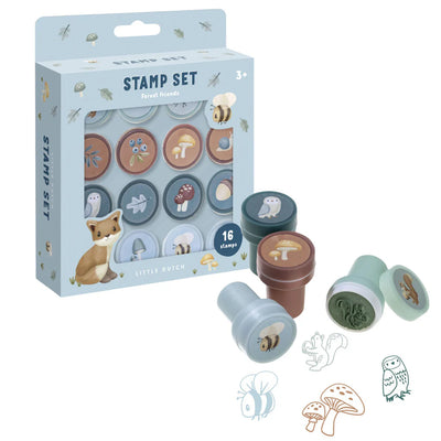 Little Dutch Self Inking Stamps Forest Friends - Swanky Boutique 