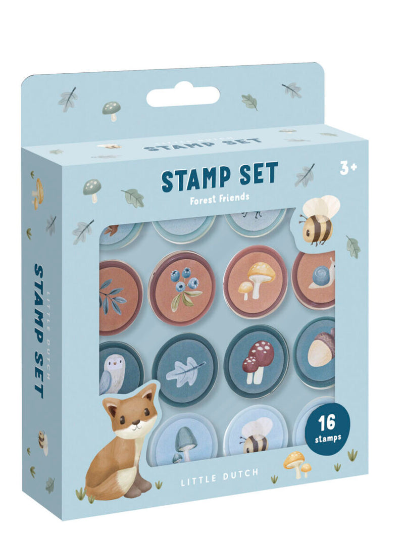 Little Dutch Self Inking Stamps Forest Friends - Swanky Boutique 