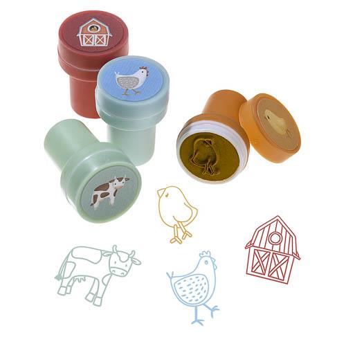 Little Dutch Self Inking Stamps Little Farm - Swanky Boutique