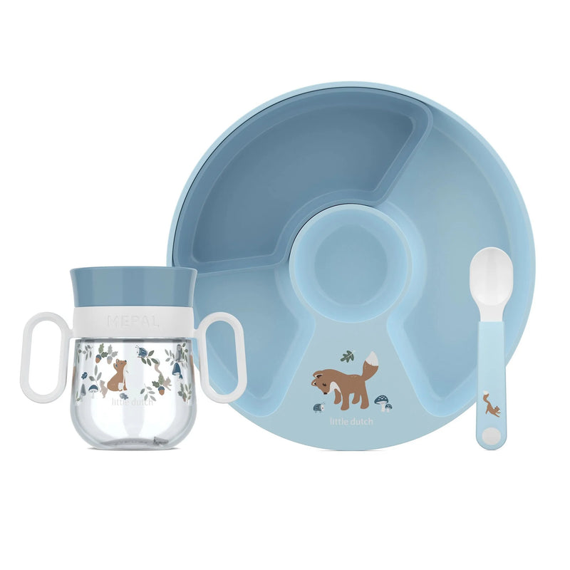 Little Dutch Set Baby Tableware 3-Piece Forest Friends - Swanky Boutique