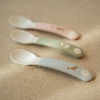 Little Dutch Set Practice Spoon 2 Pieces Forest Friends - Swanky Boutique Malta