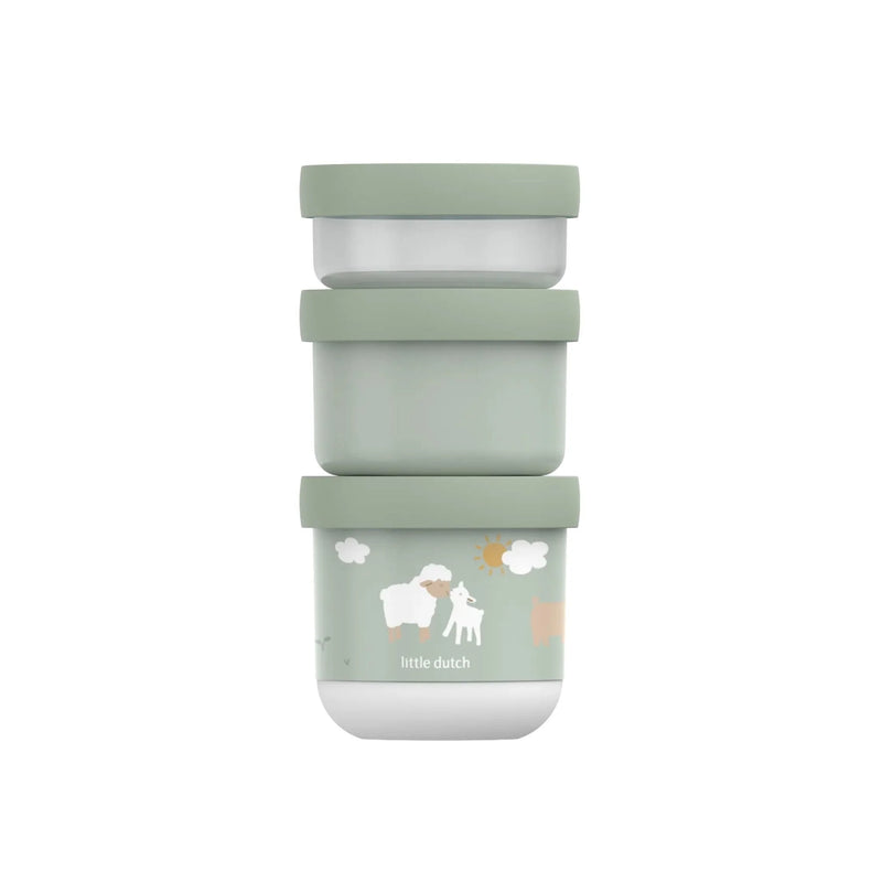 Little Dutch Snack box Stack 3-Piece Little Farm - Swanky Boutique