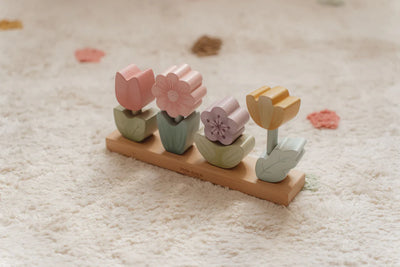 Little Dutch Stacking Puzzle, Flowers - Fairy Garden - Swanky Boutique