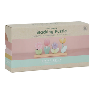Little Dutch Stacking Puzzle, Flowers - Fairy Garden - Swanky Boutique