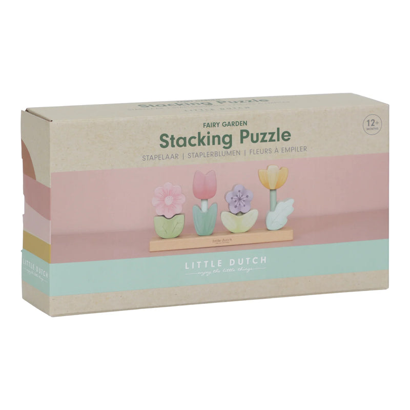 Little Dutch Stacking Puzzle, Flowers - Fairy Garden - Swanky Boutique