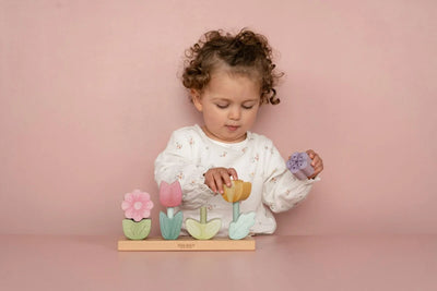 Little Dutch Stacking Puzzle, Flowers - Fairy Garden - Swanky Boutique