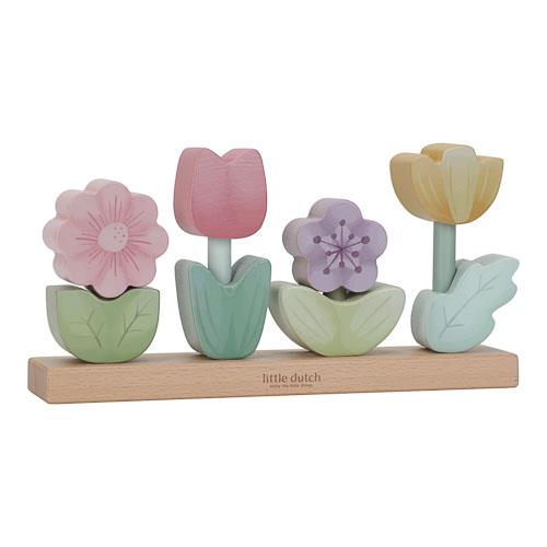 Little Dutch Stacking Puzzle, Flowers - Fairy Garden - Swanky Boutique