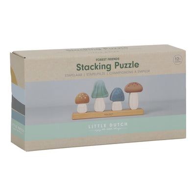 Little Dutch Stacking Puzzle Mushrooms - Forest Friends - Swanky Boutique
