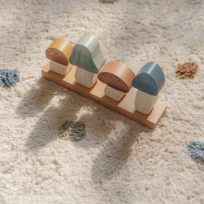 Little Dutch Stacking Puzzle Mushrooms - Forest Friends - Swanky Boutique