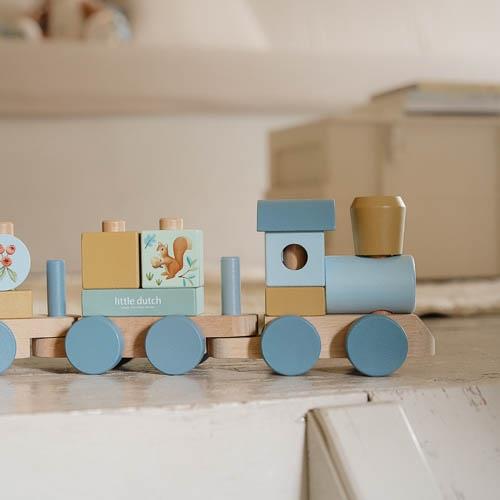 Little Dutch Stacking Train - Forest Friends - Swanky Boutique