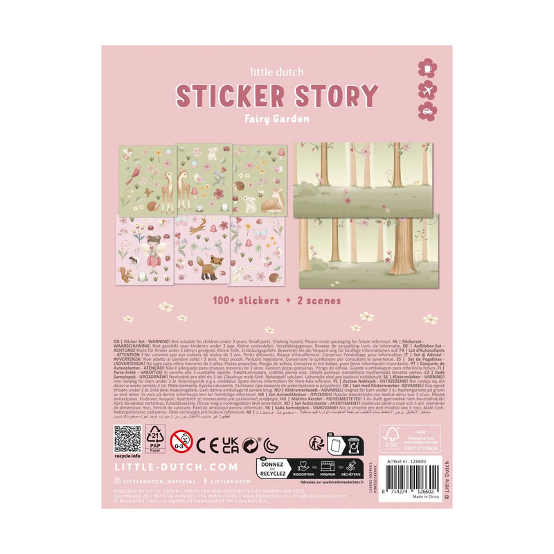 Little Dutch Sticker set Fairy Garden - Swanky Boutique Malta