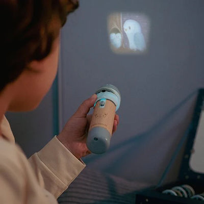 Little Dutch Stories Projector Flashlight - Blue - Swanky Boutique Malta