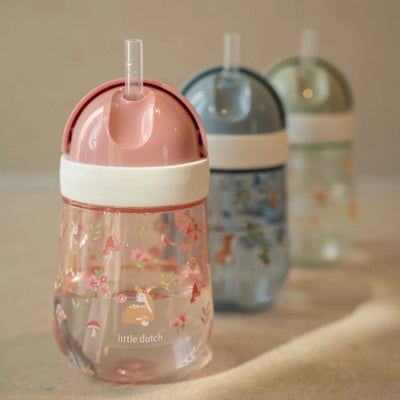 Little Dutch Straw cup 300 ml Fairy Garden - Swanky Boutique Malta