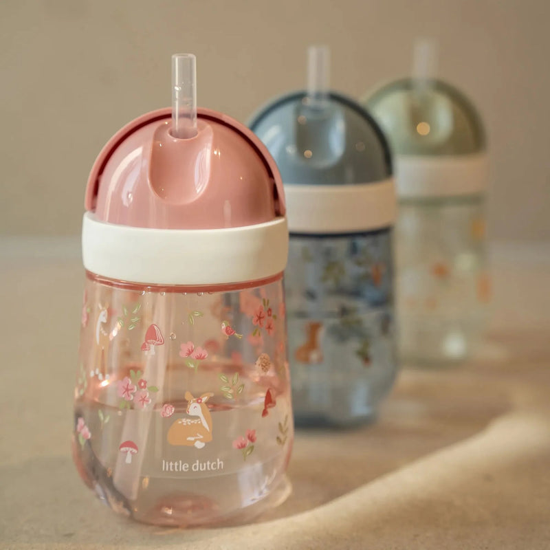 Little Dutch Straw cup 300 ml Fairy Garden - Swanky Boutique Malta