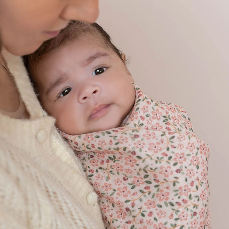 Little Dutch Swaddle muslin 120 x 120 cm Fairy Floral - Swanky Boutique