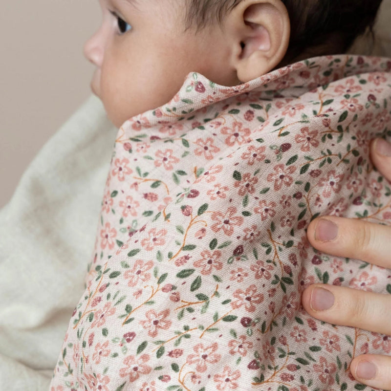 Little Dutch Swaddle muslin 120 x 120 cm Fairy Floral - Swanky Boutique