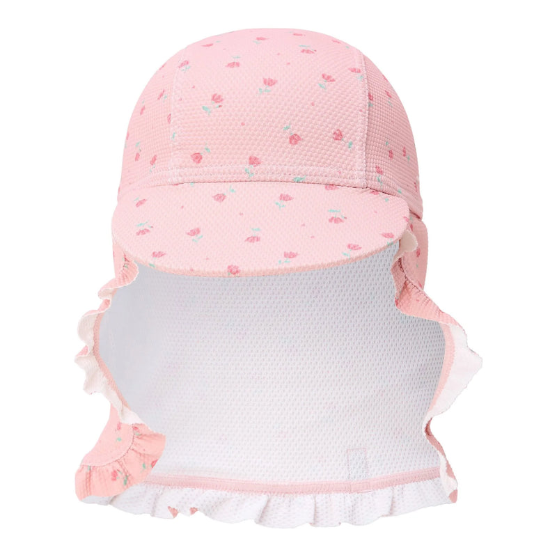 Little Dutch Swim Cap - Pink - Sunny Flowers - Swanky Boutique Malta