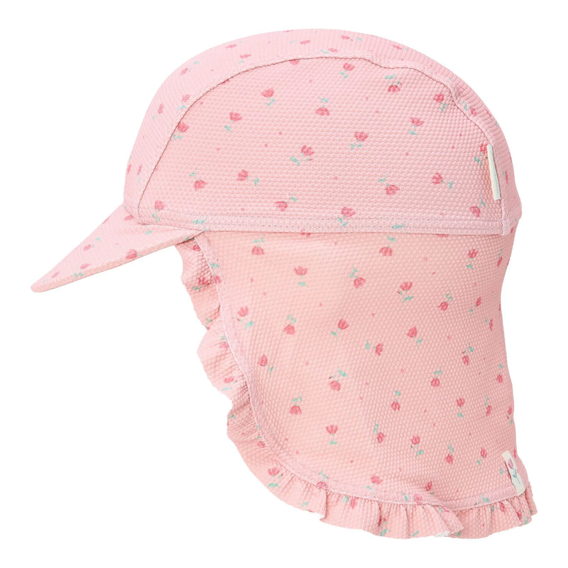 Little Dutch Swim Cap - Pink - Sunny Flowers - Swanky Boutique Malta