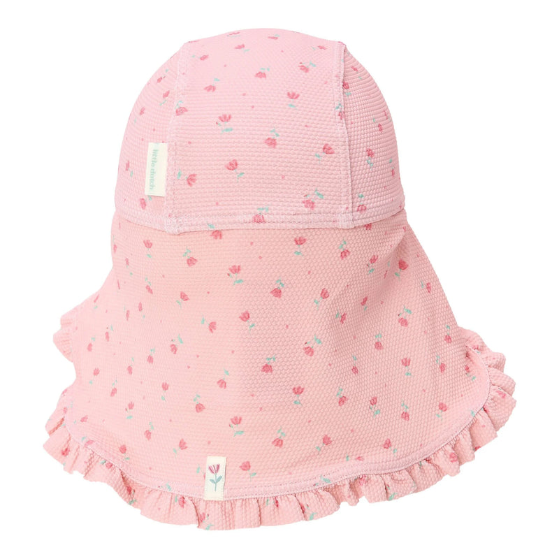 Little Dutch Swim Cap - Pink - Sunny Flowers - Swanky Boutique Malta